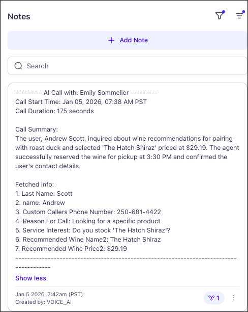 image of an email that the AI sent to the store manager.