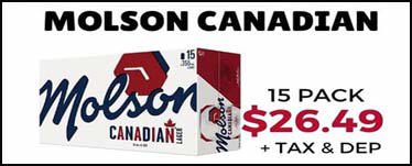 Molson Canadian 15 Pack
