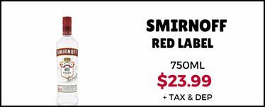 Smirnoff Red Label – 750 mL