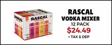 Rascal Vodka Mixer – 12 Pack