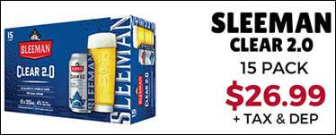 Sleeman Clear 2.0 | 15 Pack